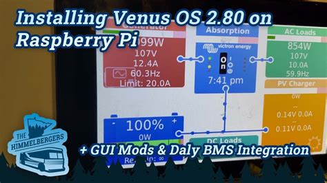 Presentation of the data from the CAN-bus is presented in Node-Red through its GUI-capability. . Raspberry pi daly bms